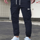 Men's Cargo Pants - Non-Stretch Fabric with Multiple Utility Pockets, Adjustable Drawstring Waist, All-Season Casual Pants for Everyday & Formal Outfits - Ideal Gift for Men (Birthday/Christmas) - Machine Washable, Versatile