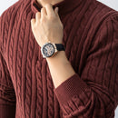 Men'S New Cable-Knit Pullover with a Zip Collar, Suitable for Autumn And Winter, Made with Thick Warm Velvet, Perfect for Layering Or Wearing Alone, a Must-Have for Casual Versatility, Sweater For Men, Men Winter Pullover, Me