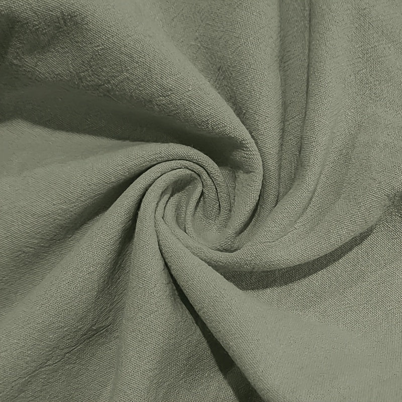 Men's Casual Linen Pants | Relaxed Fit with Drawstring Waist | 95% Linen, 5% Polyester | Breathable & Stylish for Indoor Gatherings, Outdoor Activities, and Golf | All-Season Wear | Beige Color, Versatile Clothing | Minimalis