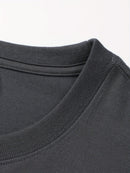 Iron Genghis & Forward Bull Men's Casual Long Sleeve T-Shirt - Relaxed Fit Round Neck, "Originals" Letter Print, Machine Washable,, Plus Size Available