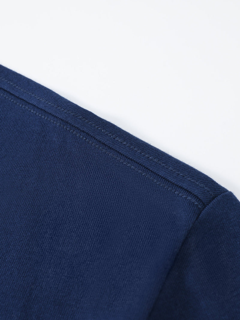 Iron Genghis & Forward Bull Men's Casual Long Sleeve T-Shirt - Relaxed Fit Round Neck, "Originals" Letter Print, Machine Washable,, Plus Size Available