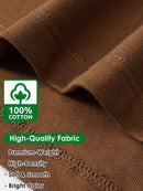 Iron Genghis & Forward Bull Men's Casual Long Sleeve T-Shirt - Relaxed Fit Round Neck, "Originals" Letter Print, Machine Washable,, Plus Size Available