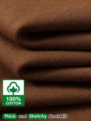 Iron Genghis & Forward Bull Men's Casual Long Sleeve T-Shirt - Relaxed Fit Round Neck, "Originals" Letter Print, Machine Washable,, Plus Size Available