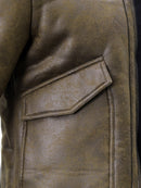 Casual Matte Brushed Jacket Men's Outerwear 9677