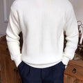Men's Knit Sweater Autumn/Winter 2025 New Round Neck Pullover Casual Fashion Top