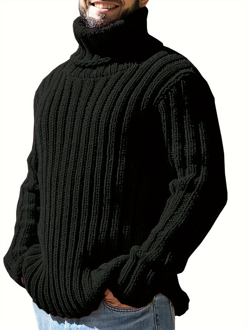New Fashionable Versatile Men's Knit Pullover