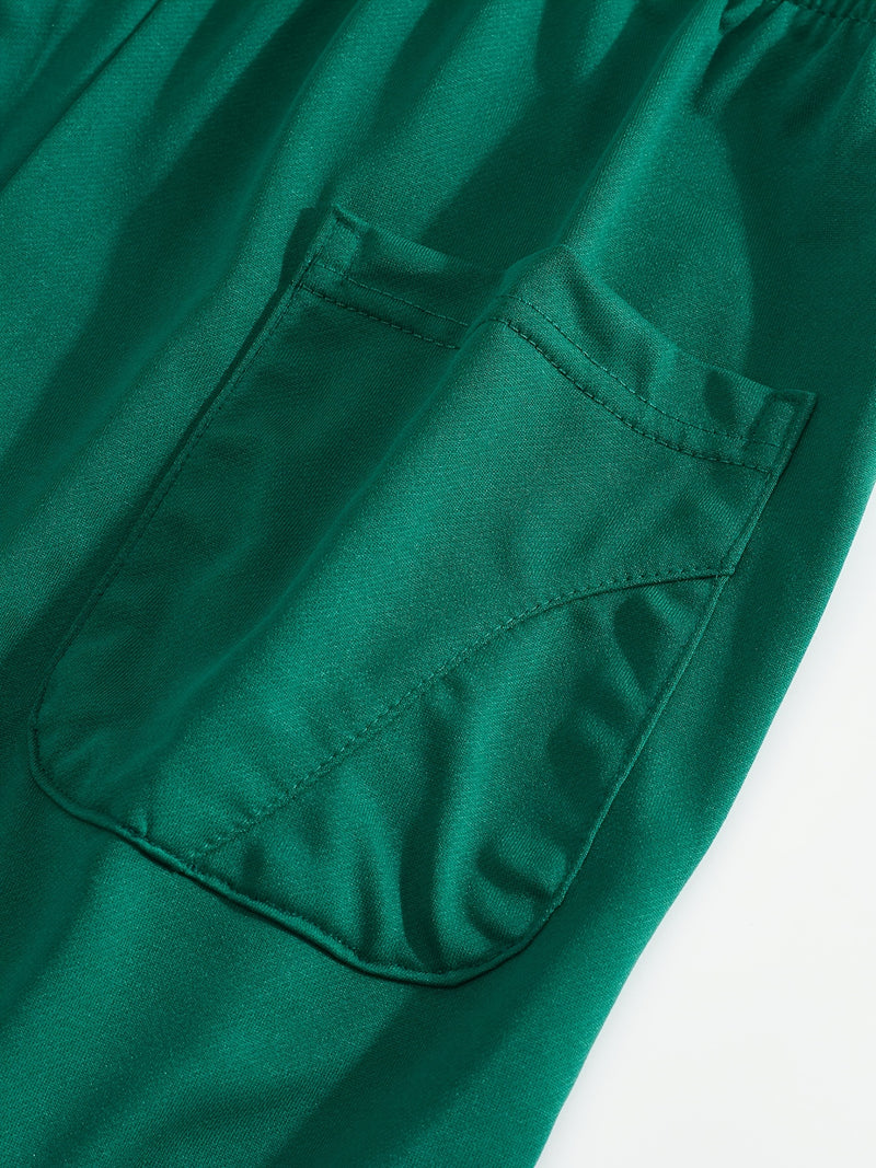 Men'S Casual Striped Straight-Leg Joggers - Loose Fit, Lightweight Polyester, Black & White Vertical Stripes, Pockets, Perfect for Casual Attire, Relaxed Fit Pants | Modern Striped Pants | Lightweight Fabric