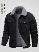 Men'S Heavyweight Winter Jacket - Thermal Insulated Cold Weather Coat with Zipper Closure, Front Pockets - Non-Stretch Outer Shell for Skiing, Hiking, Commuting - Formal & Everyday Outerwear - Easy-Care Polyester Lining - Ide