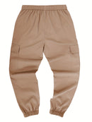 Men's Cargo Pants - Non-Stretch Fabric with Multiple Utility Pockets, Adjustable Drawstring Waist, All-Season Casual Pants for Everyday & Formal Outfits - Ideal Gift for Men (Birthday/Christmas) - Machine Washable, Versatile