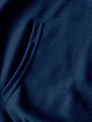 Men'S Full-Zip Hooded Sweatshirt - Full-Zip Front Closure, Navy Blue Athletic Jacket for Hiking, Running, Gym - All-Season Outdoor Sports Apparel with Adjustable Hood - Durable Casual Pullover for Everyday & Active Wear, Hiki