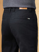 Men'S Business Casual Pants - Stretch Formal Trousers with Button Closure, Mid-Rise Office & Everyday Pants for Fall/Winter, Classic Black Formal & Everyday Attire - Durable Men'S Dress Pants, Business Casual Attire, Sleek De