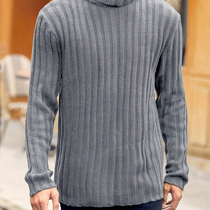New Fashionable Versatile Men's Knit Pullover