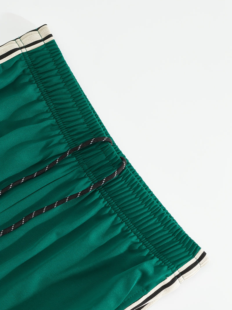 Men'S Casual Striped Straight-Leg Joggers - Loose Fit, Lightweight Polyester, Black & White Vertical Stripes, Pockets, Perfect for Casual Attire, Relaxed Fit Pants | Modern Striped Pants | Lightweight Fabric