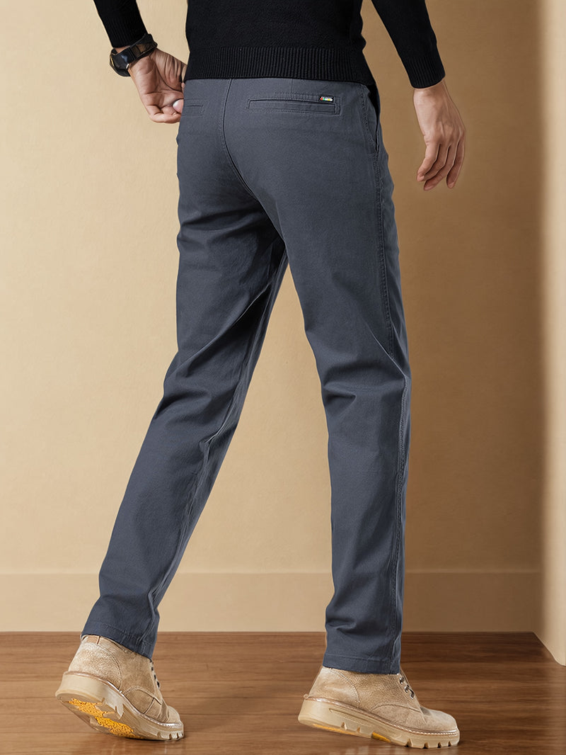 Men'S Business Casual Pants - Stretch Formal Trousers with Button Closure, Mid-Rise Office & Everyday Pants for Fall/Winter, Classic Black Formal & Everyday Attire - Durable Men'S Dress Pants, Business Casual Attire, Sleek De