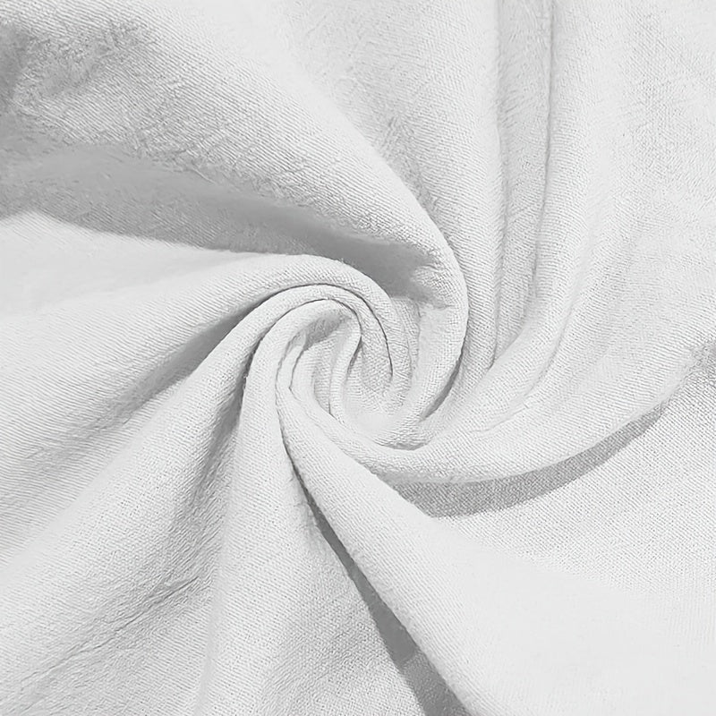 Men's Casual Linen Pants | Relaxed Fit with Drawstring Waist | 95% Linen, 5% Polyester | Breathable & Stylish for Indoor Gatherings, Outdoor Activities, and Golf | All-Season Wear | Beige Color, Versatile Clothing | Minimalis