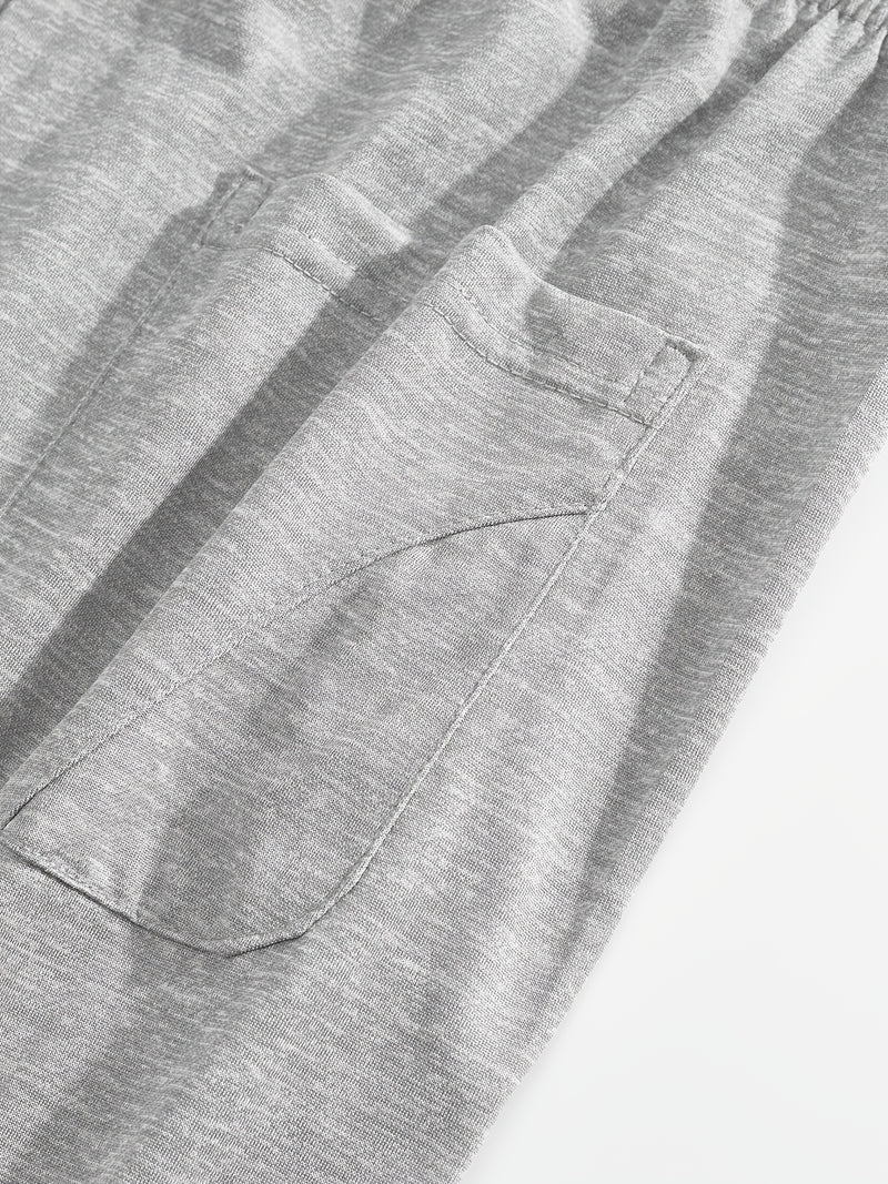 Men'S Casual Striped Straight-Leg Joggers - Loose Fit, Lightweight Polyester, Black & White Vertical Stripes, Pockets, Perfect for Casual Attire, Relaxed Fit Pants | Modern Striped Pants | Lightweight Fabric