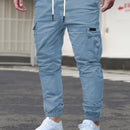 Men's Cargo Pants - Non-Stretch Fabric with Multiple Utility Pockets, Adjustable Drawstring Waist, All-Season Casual Pants for Everyday & Formal Outfits - Ideal Gift for Men (Birthday/Christmas) - Machine Washable, Versatile