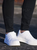 Men'S Black Casual Jeans, Stretchy Skinny Pants, Stylish Slim-Fit Tapered Trousers.