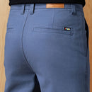 Men'S Business Casual Pants - Stretch Formal Trousers with Button Closure, Mid-Rise Office & Everyday Pants for Fall/Winter, Classic Black Formal & Everyday Attire - Durable Men'S Dress Pants, Business Casual Attire, Sleek De