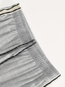 Men'S Casual Striped Straight-Leg Joggers - Loose Fit, Lightweight Polyester, Black & White Vertical Stripes, Pockets, Perfect for Casual Attire, Relaxed Fit Pants | Modern Striped Pants | Lightweight Fabric