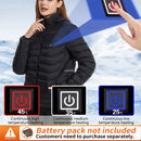 Heated Jackets Men Women 9/21/25 Areas Self Heating Jacket Winter Coat Vest Detachable Hood Heated Down Jacket Clothing Washed