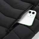 Heated Jackets Men Women 9/21/25 Areas Self Heating Jacket Winter Coat Vest Detachable Hood Heated Down Jacket Clothing Washed