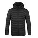 Heated Jackets Men Women 9/21/25 Areas Self Heating Jacket Winter Coat Vest Detachable Hood Heated Down Jacket Clothing Washed