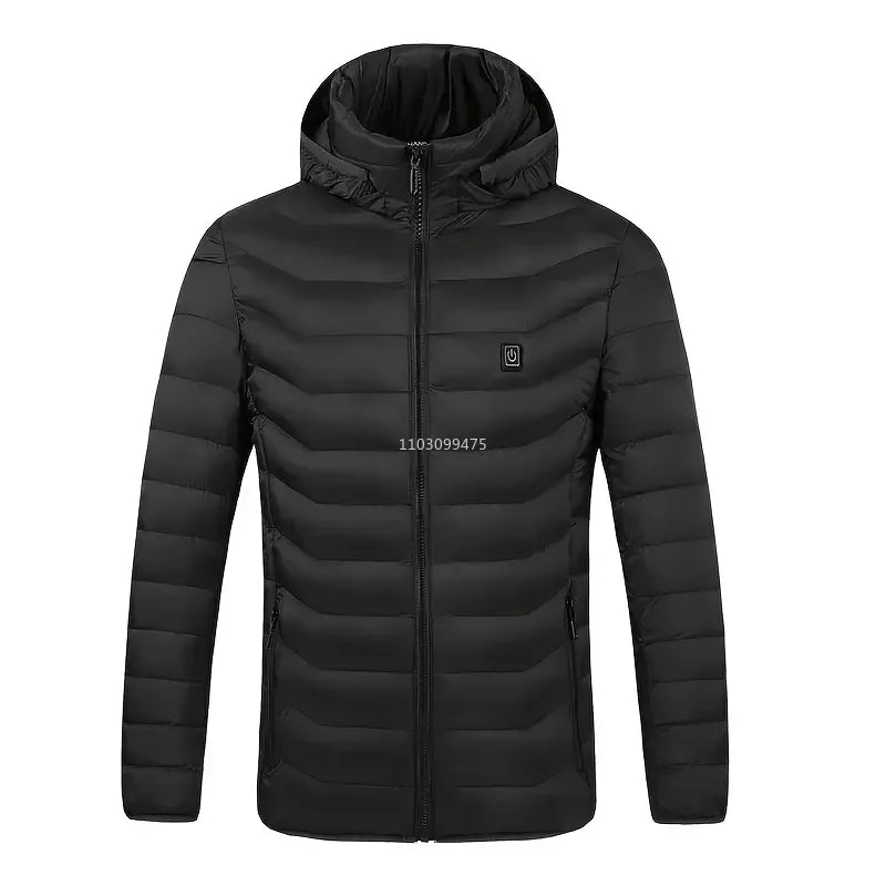 Heated Jackets Men Women 9/21/25 Areas Self Heating Jacket Winter Coat Vest Detachable Hood Heated Down Jacket Clothing Washed