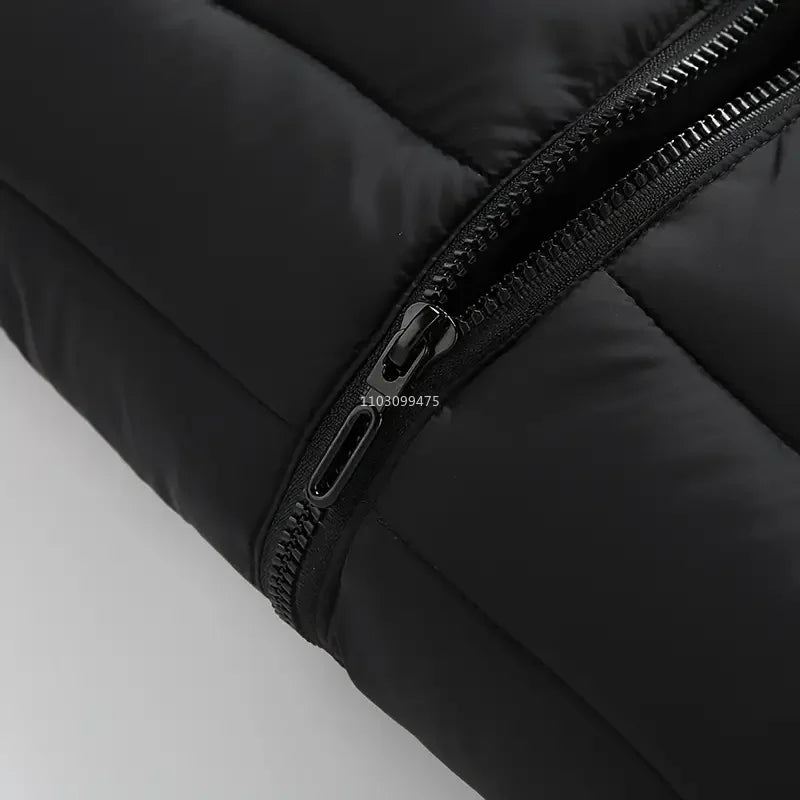 Heated Jackets Men Women 9/21/25 Areas Self Heating Jacket Winter Coat Vest Detachable Hood Heated Down Jacket Clothing Washed