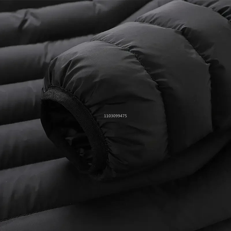 Heated Jackets Men Women 9/21/25 Areas Self Heating Jacket Winter Coat Vest Detachable Hood Heated Down Jacket Clothing Washed