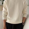 Men's Knit Sweater Autumn/Winter 2025 New Round Neck Pullover Casual Fashion Top