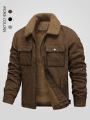 Men'S Heavyweight Winter Jacket - Thermal Insulated Cold Weather Coat with Zipper Closure, Front Pockets - Non-Stretch Outer Shell for Skiing, Hiking, Commuting - Formal & Everyday Outerwear - Easy-Care Polyester Lining - Ide