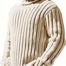 New Fashionable Versatile Men's Knit Pullover