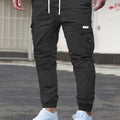 Men's Cargo Pants - Non-Stretch Fabric with Multiple Utility Pockets, Adjustable Drawstring Waist, All-Season Casual Pants for Everyday & Formal Outfits - Ideal Gift for Men (Birthday/Christmas) - Machine Washable, Versatile
