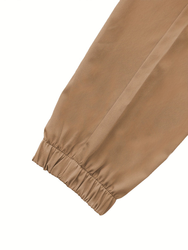 Men's Cargo Pants - Non-Stretch Fabric with Multiple Utility Pockets, Adjustable Drawstring Waist, All-Season Casual Pants for Everyday & Formal Outfits - Ideal Gift for Men (Birthday/Christmas) - Machine Washable, Versatile