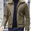 Casual Matte Brushed Jacket Men's Outerwear 9677