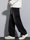 Men's Heavy-Washed Non-Stretch Jeans - Loose Fit Straight-Leg Non-Restrictive Pants, Machine Washable Everyday Jeans for Teens & Adults (Casual Outfits, Parties, All-Season Wear) - YG1133, Party Casual Wear, Distressed Denim