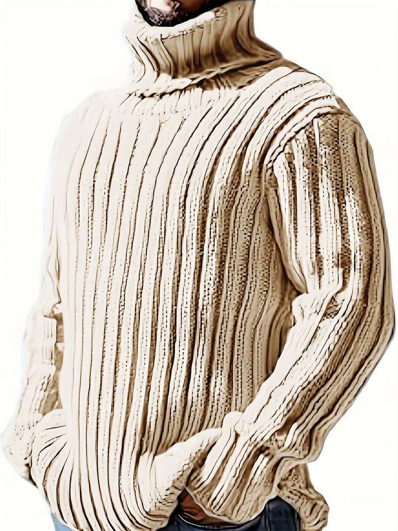 New Fashionable Versatile Men's Knit Pullover