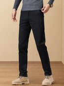 Men'S Business Casual Pants - Stretch Formal Trousers with Button Closure, Mid-Rise Office & Everyday Pants for Fall/Winter, Classic Black Formal & Everyday Attire - Durable Men'S Dress Pants, Business Casual Attire, Sleek De