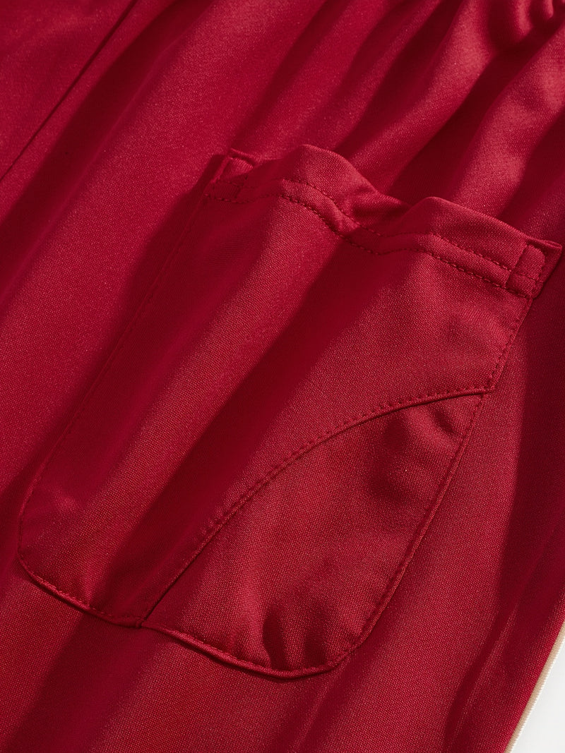 Men'S Casual Striped Straight-Leg Joggers - Loose Fit, Lightweight Polyester, Black & White Vertical Stripes, Pockets, Perfect for Casual Attire, Relaxed Fit Pants | Modern Striped Pants | Lightweight Fabric