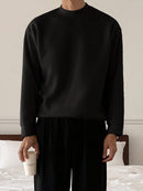 Men's Knit Sweater Autumn/Winter 2025 New Round Neck Pullover Casual Fashion Top