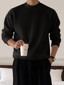 Men's Knit Sweater Autumn/Winter 2025 New Round Neck Pullover Casual Fashion Top