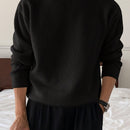Men's Knit Sweater Autumn/Winter 2025 New Round Neck Pullover Casual Fashion Top